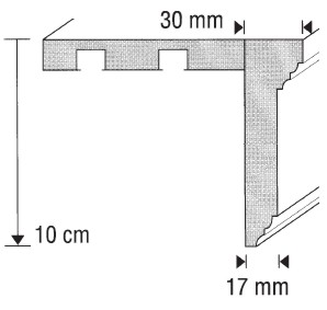 Garnýže Hero výška čela 10cm Garnýže Hero výška čela 10cm